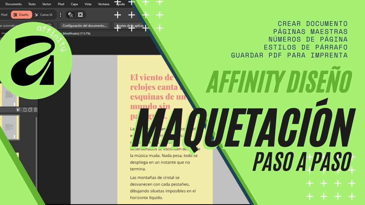 Introducción a la maquetación con affinity