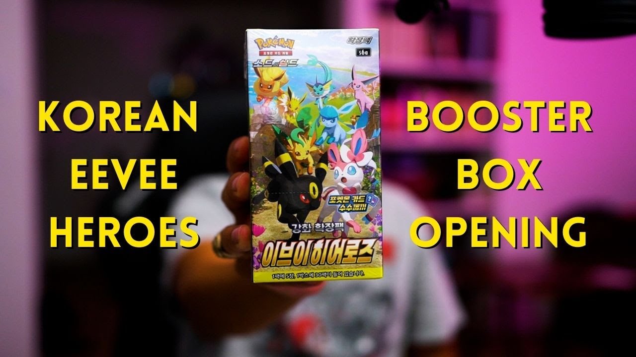Eevee Heroes Booster Box Opening!! || Opening Korean Pokemon Cards