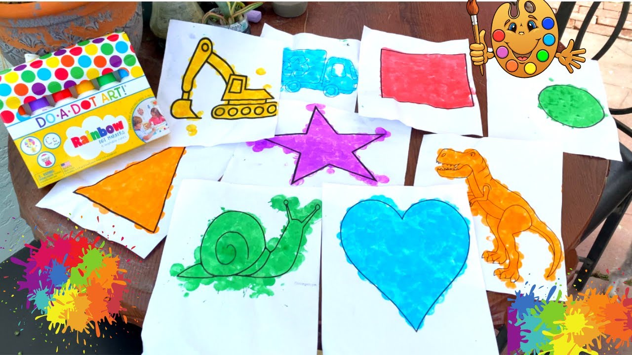 DO A DOT PAINT for kids  Painting Activites for kids