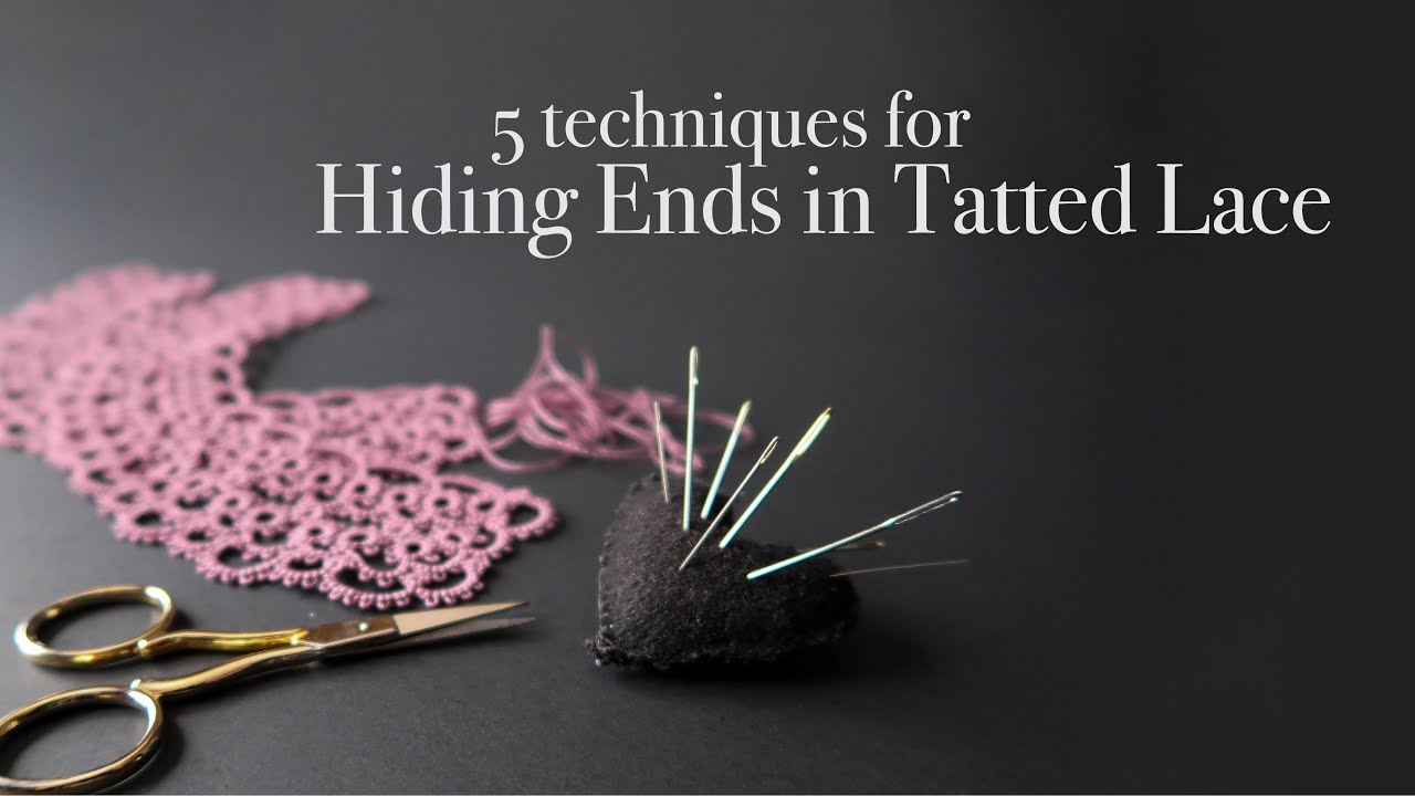 How To Hide Ends in Shuttle Tatting