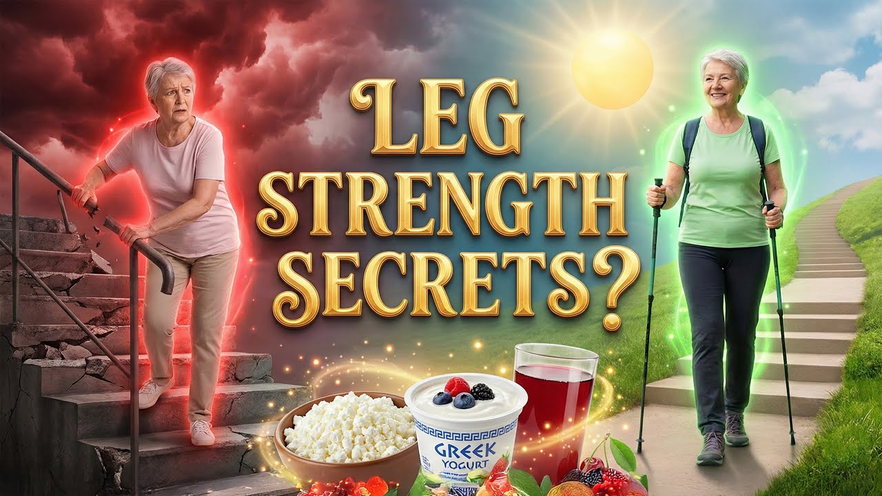 Weak Legs Over 65? Here's What Science Says to Eat Before Bed