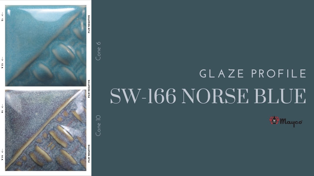 SW 166 Norse Blue Glaze Profile
