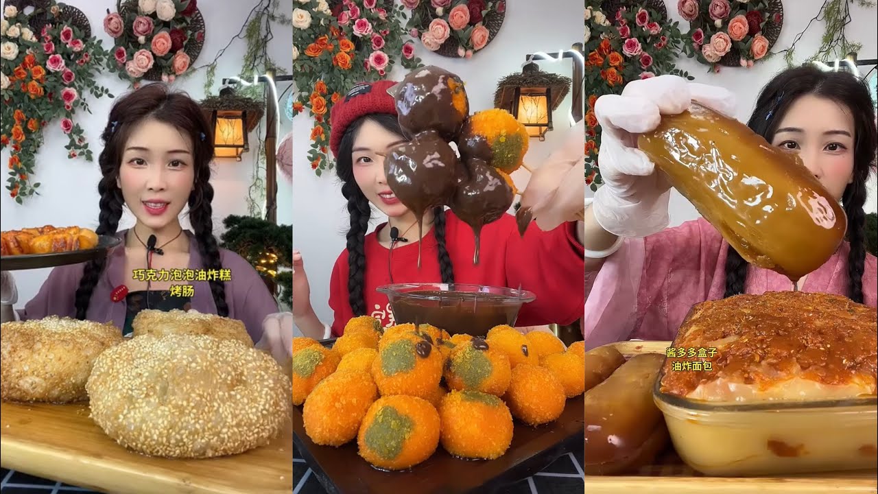 [ASMR] CHOCOLATE LAVA Desserts 🍨– Gooey, Melty & Deeply Satisfying Sounds #咀嚼音 #asmr #mukbang