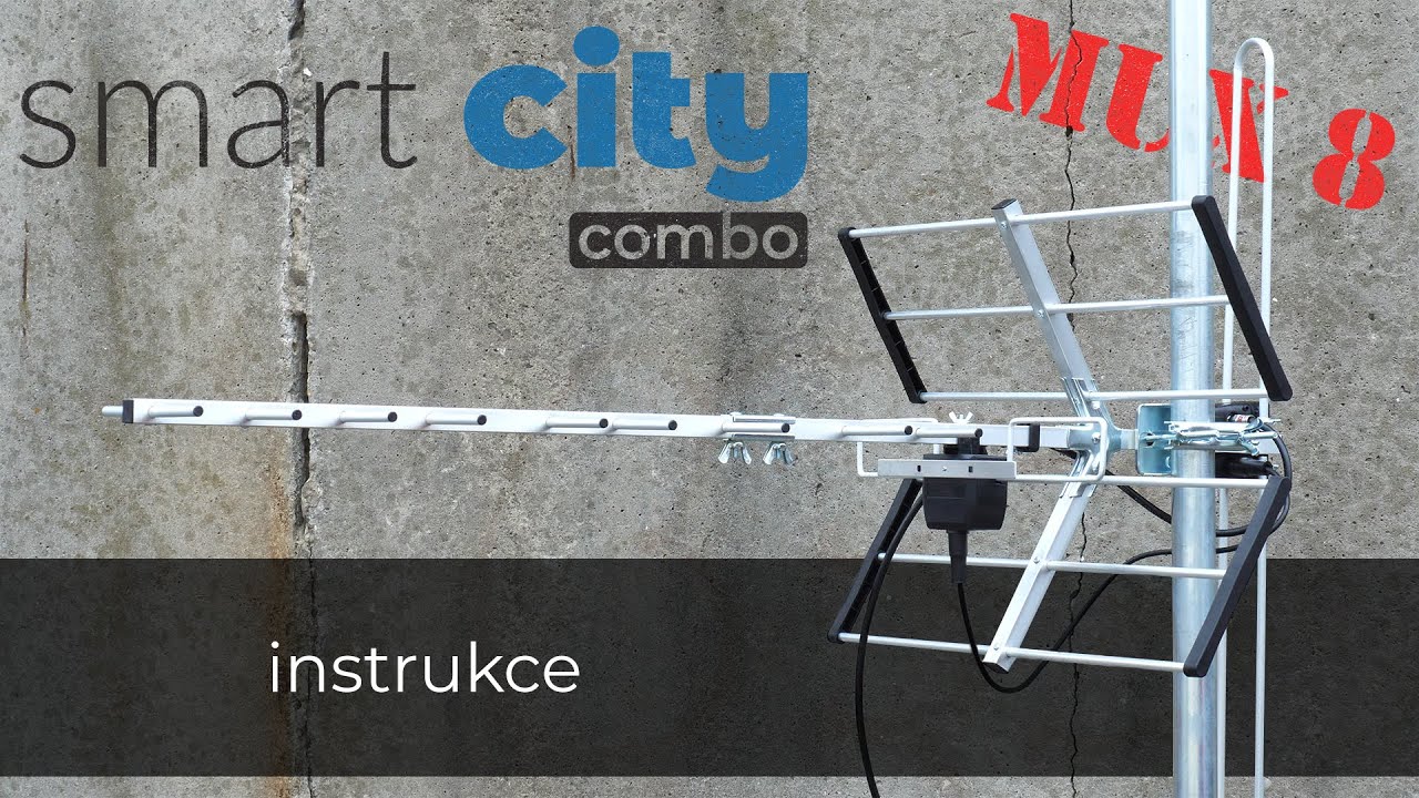 Městská anténa pro všechny MUX - Smart City Combo