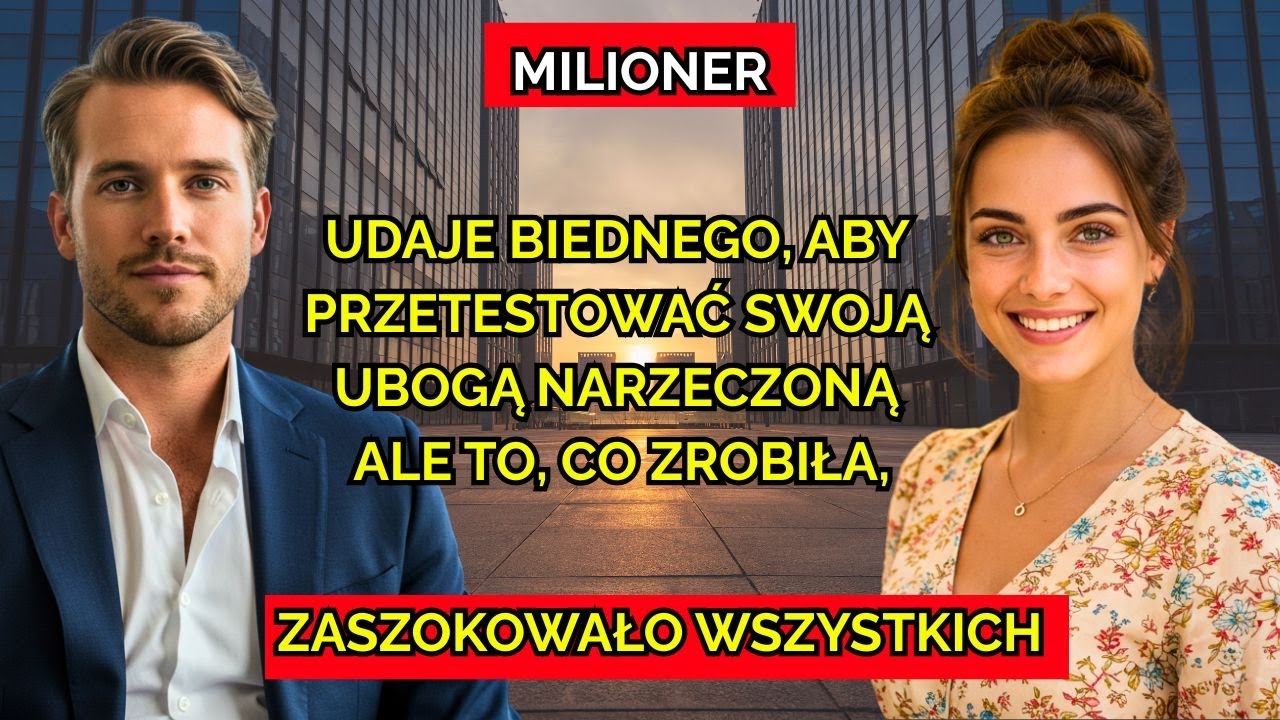 Milioner udaje biedaka, by sprawdzić swoją narzeczoną... to, co zrobiła, wstrząsnęło wszystkimi!