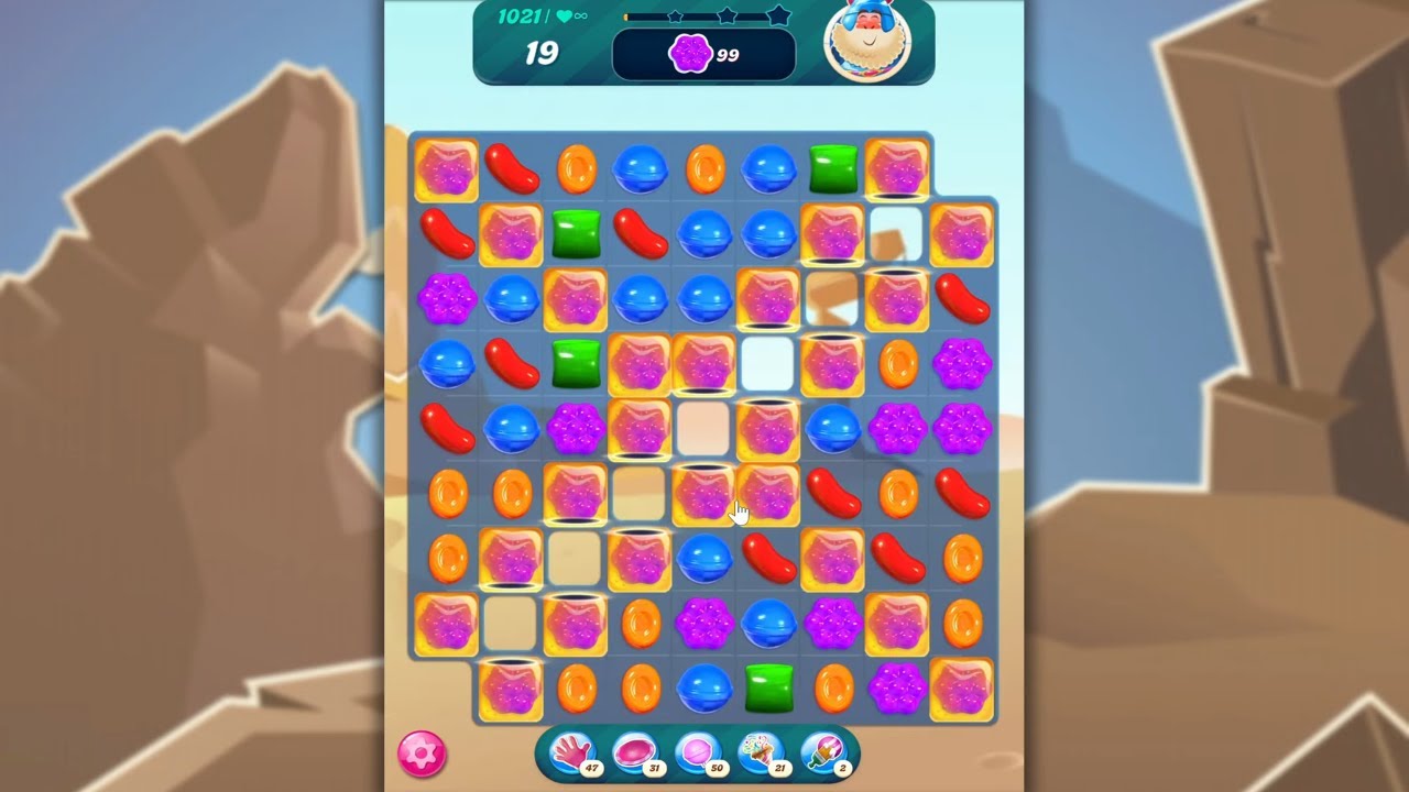 Candy Crush Saga LEVEL 1021 NO BOOSTERS (new version)🐟☑️