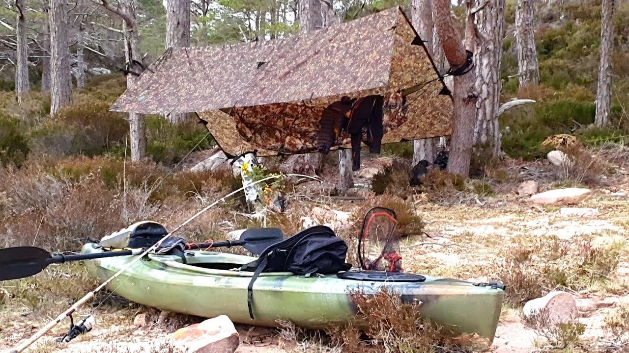 Wild Camping Trip on Loch Maree - Kayaking - Fishing