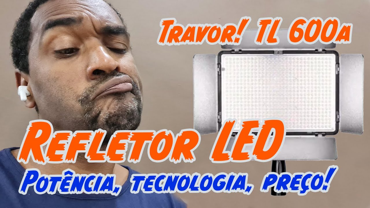 Painel LED Travor TL 600 A - Umboxing e teste