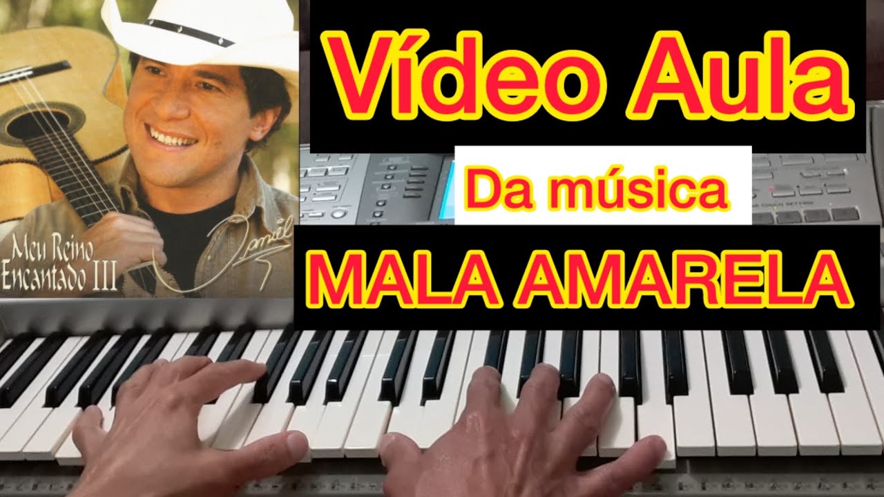 MALA AMARELA - DANIEL | TUTORIAL COMPLETO TECLADO 🎹