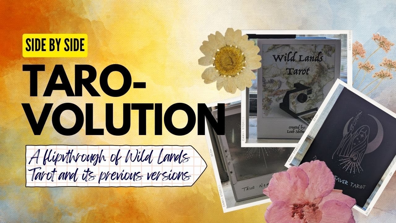 Trips & Summer Vibes: Flipthrough & Side By Side of the Evolution of Wild Lands Tarot Part 1(Majors)