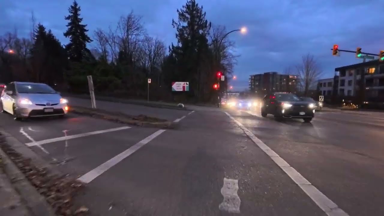 Freezing bike ride in Vancouver BC pt 6