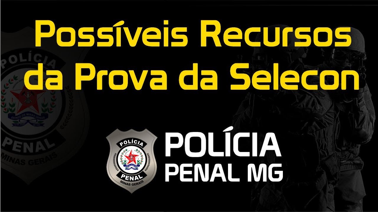 Recursos Questões PPMG | Banca Selecon 2022