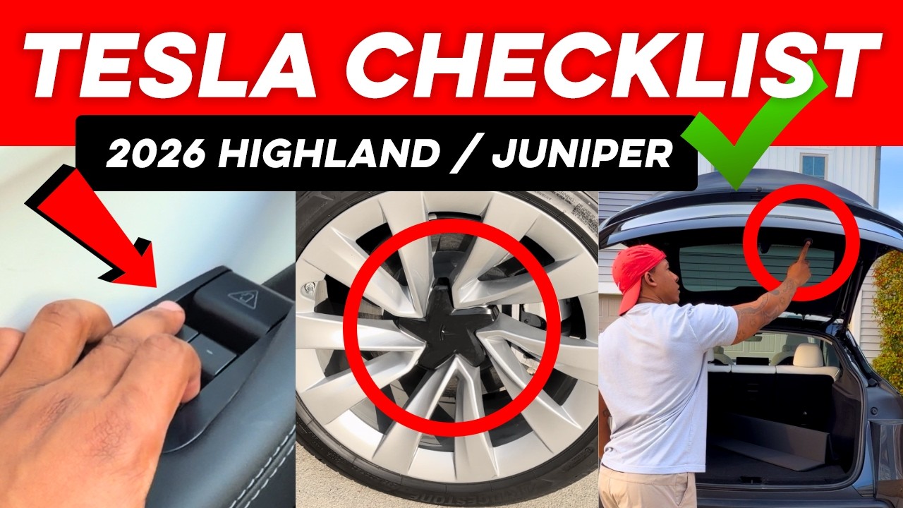 Tesla Delivery Day Checklist: 2026 Model Y Juniper & Model 3 Highland