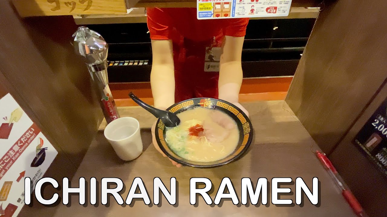 Best Ramen Restaurant during the COVID-19:  ICHIRAN in Tokyo, Japan -Japanese Food