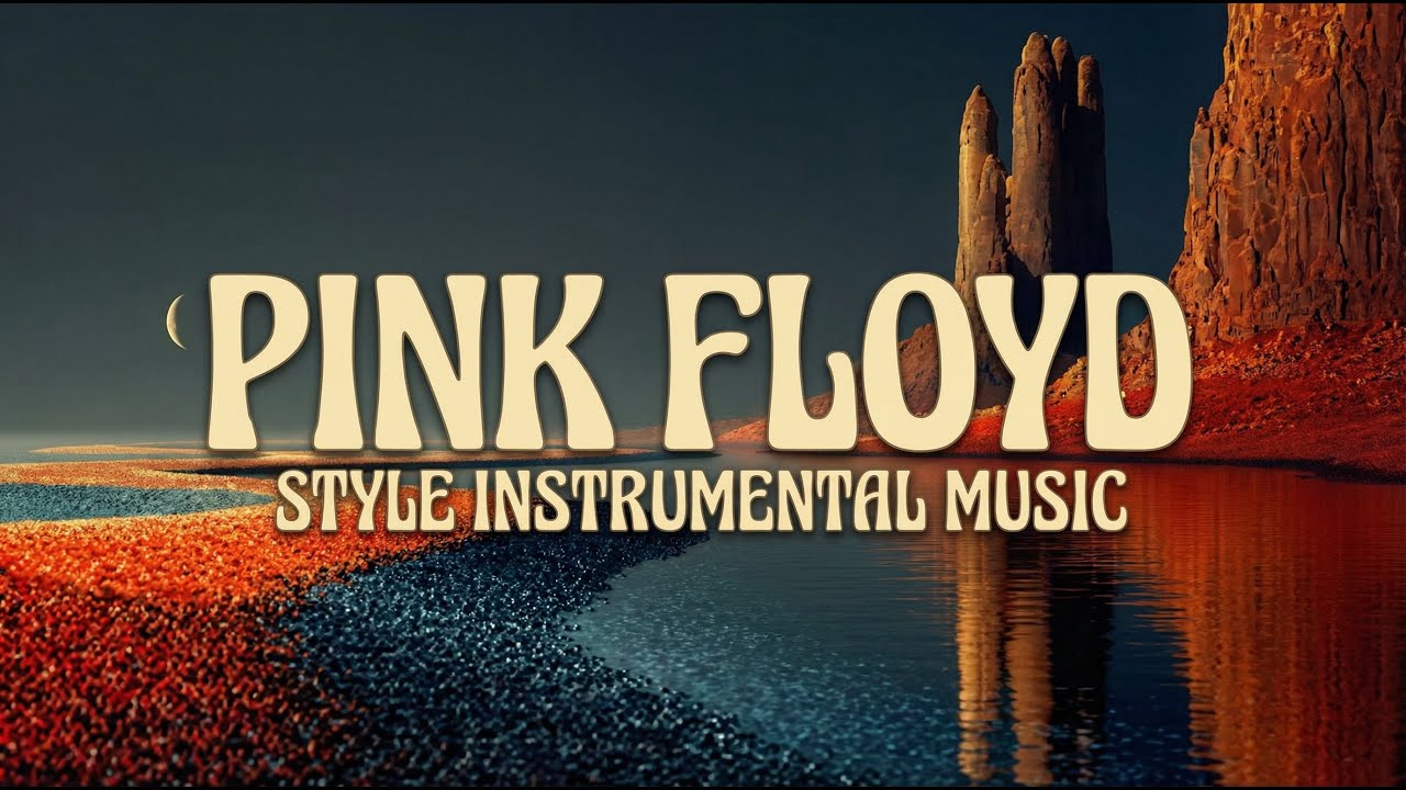 Pink Floyd Style Instrumental Sleep Music | Relaxing Guitar & Ambient Rock for Stress Relief