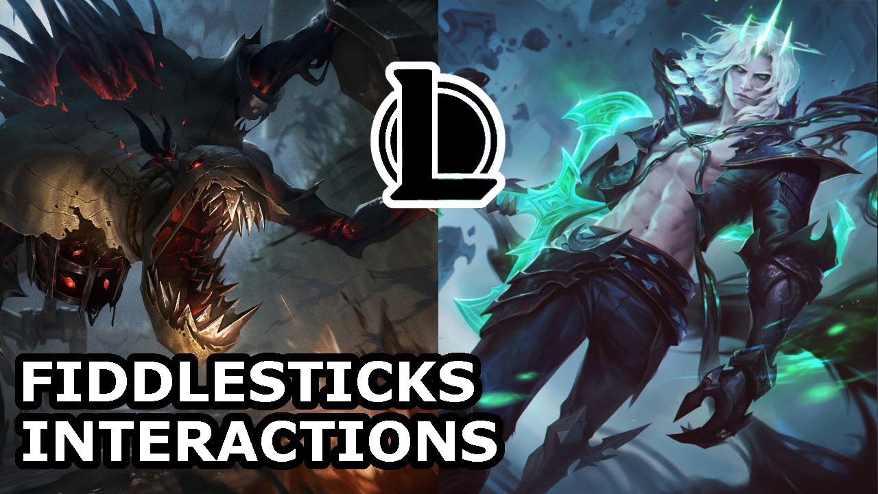 Взаимодействие Фиддлстикса с другими чемпионами | Реплики | Цитаты League of Legends