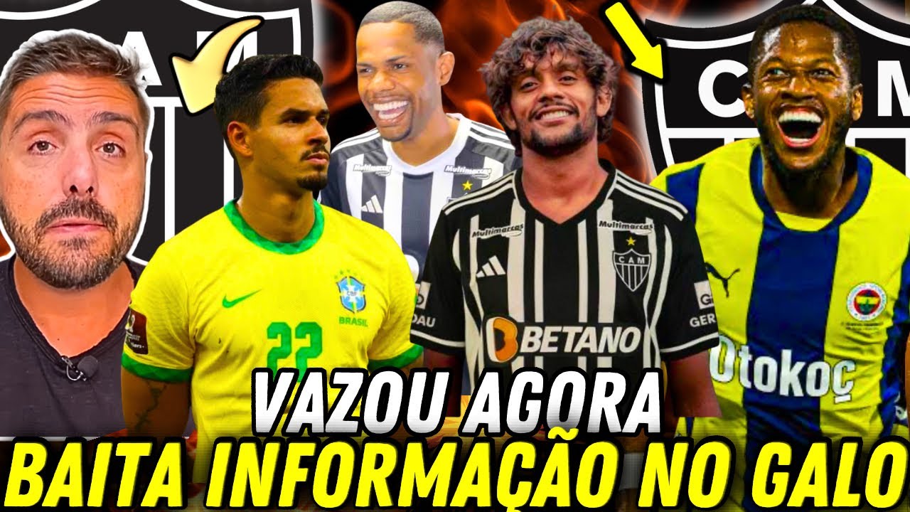 🚨NICOLA TRAZ PACOTÃO DE INFORMAÇÕES DO CLUBE ATLÉTICO MINEIRO | FRED NA MIRA? | NOTÍCIAS DO GALO