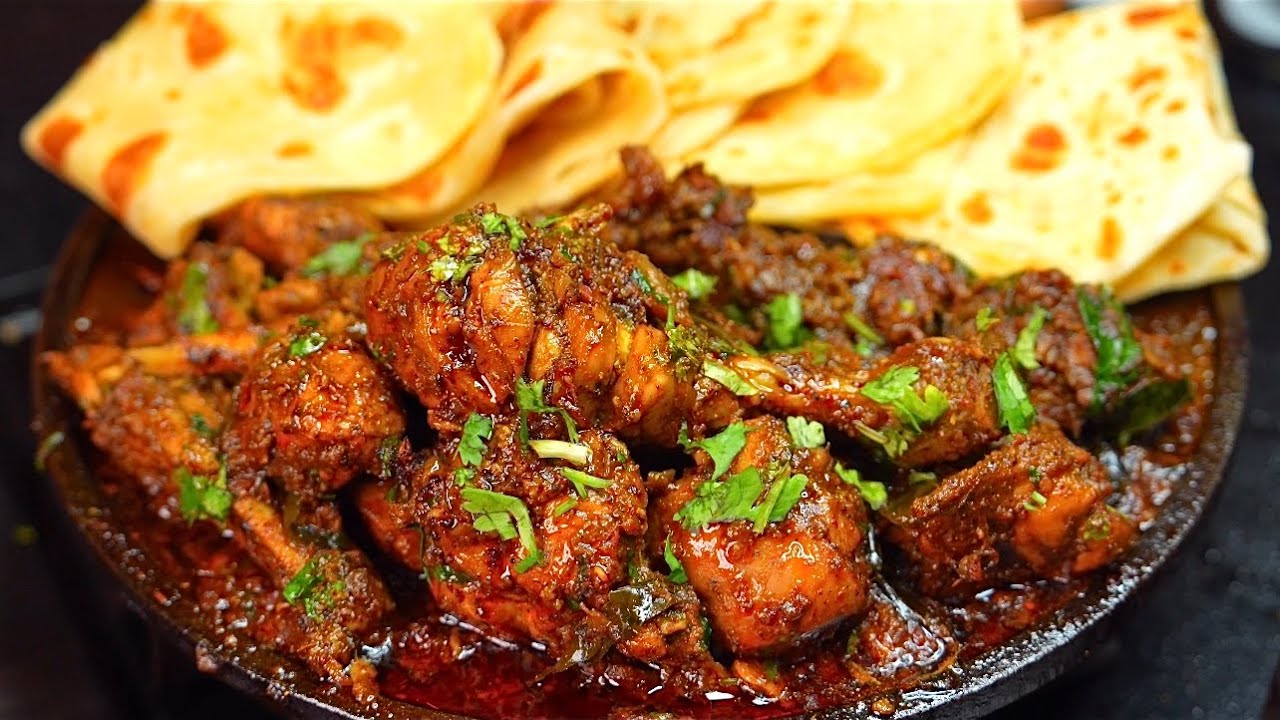 Sunday Brunch - Golden Chicken Fry with Milky Cottony Soft Paratha - Super Delicious Meal A Must Try
