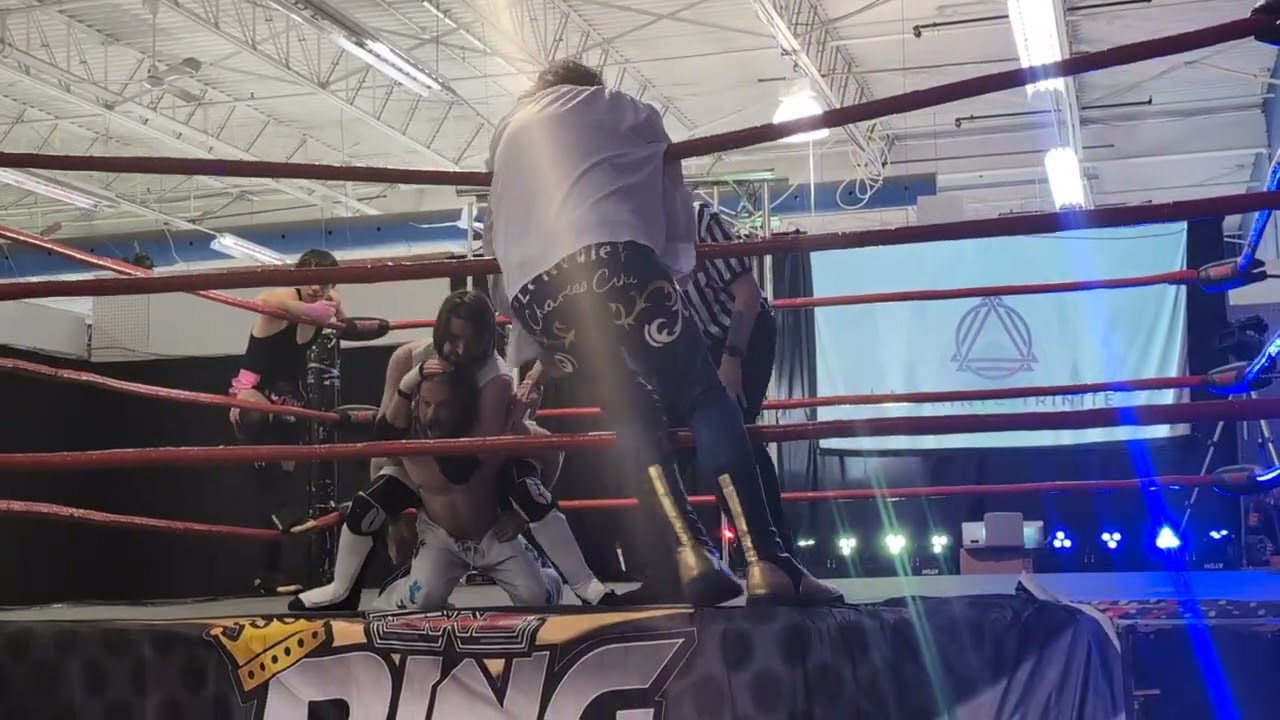 EWE Ring King 22/02/26 2vs2 Championnat par équipe EWE La sainte trinité vs Zachary Starr & Justicia