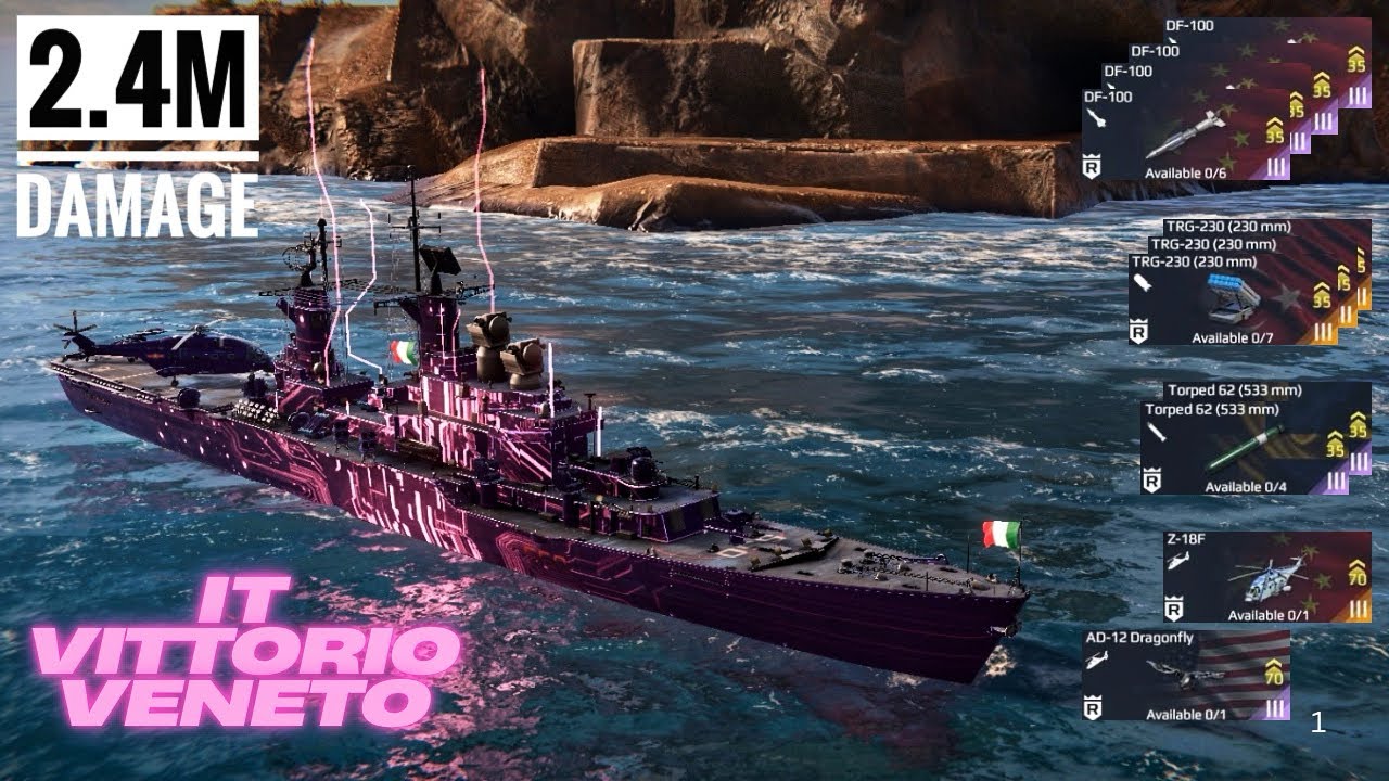 IT Vittorio veneto - A Cruiser but faster than most destroyers🔥- Modern Warships