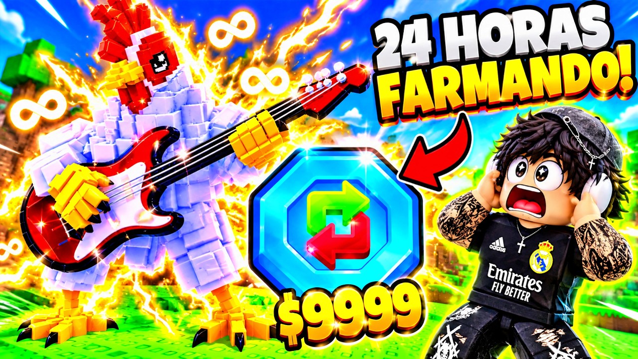 24 HORAS FARMANDO TOKENS NO TRADE DO CHUTE UM BLOCO DA SORTE