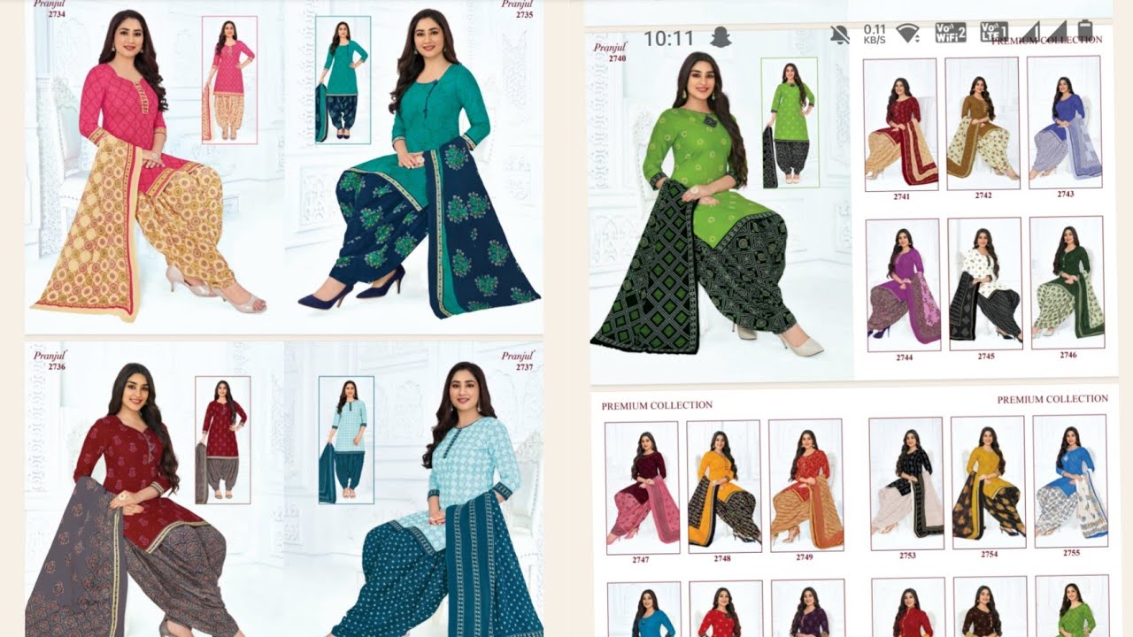 Surat biggest Manufacturer and wholesaler of pranjul dress material,Surat dress material shop