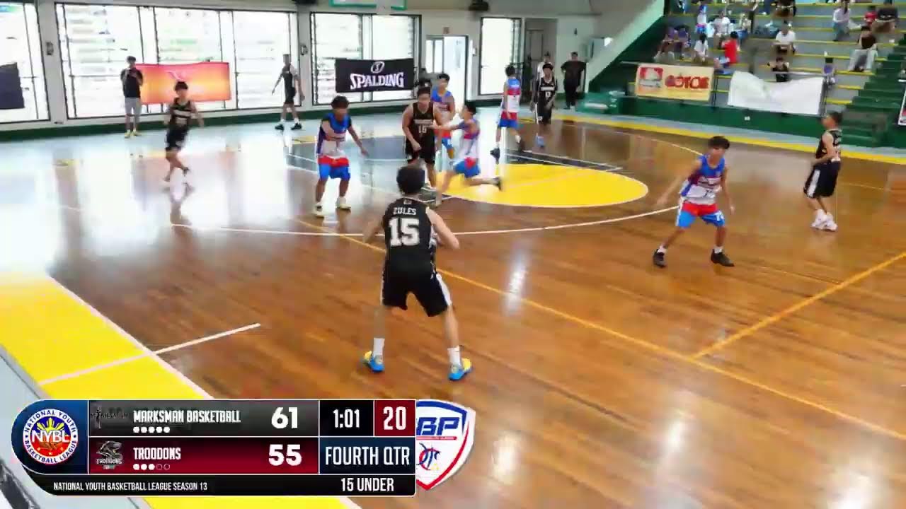 NYBL SEASON 13 | 15UNDER | MARKSMAN BASKETBALL VS TROODONS