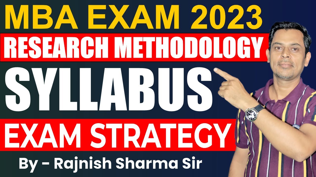Research Methodology | Business Research Method | RM | BRM |Research | Mba Exam | Rajnish Sharma |