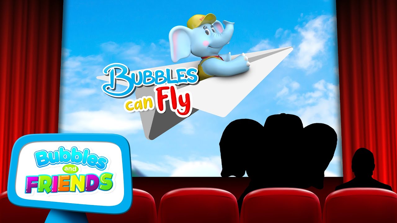 Paper Airplane Fun with Bubbles the Elephant | Animated Adventures | Kids Videos for Kids