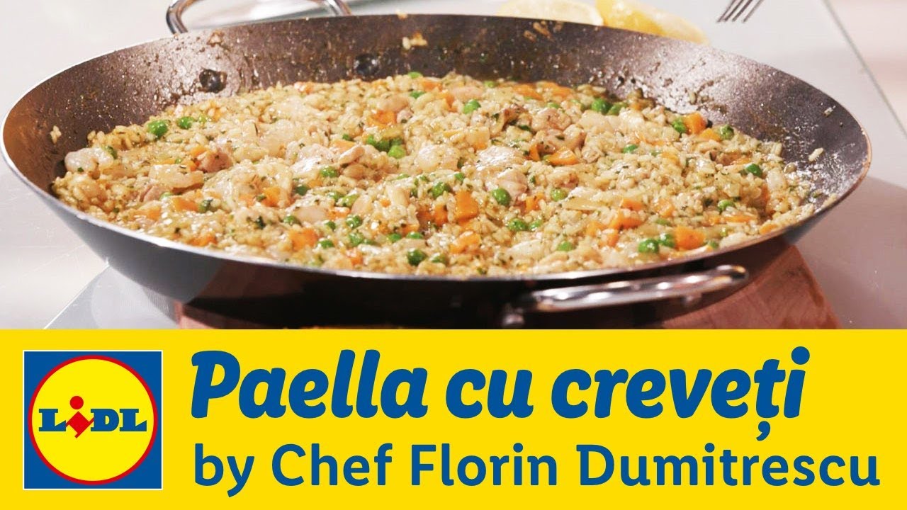 Paella cu pui si creveti • Gateste cu Chef Florin Dumitrescu