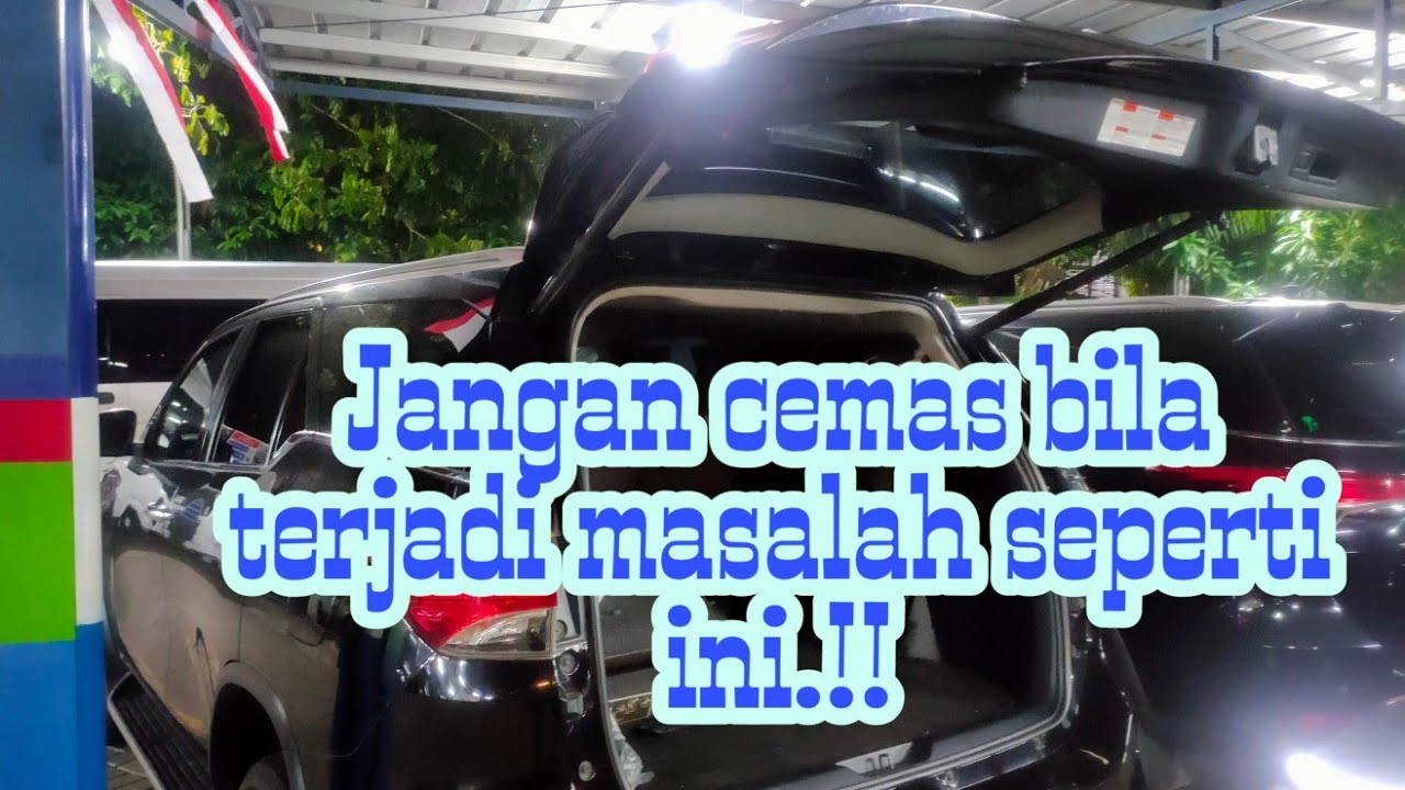 Cara reset pintu belakang  otomatis TOYOTA FORTUNER. ||masalah pada pintu belakang, cara menanganiny
