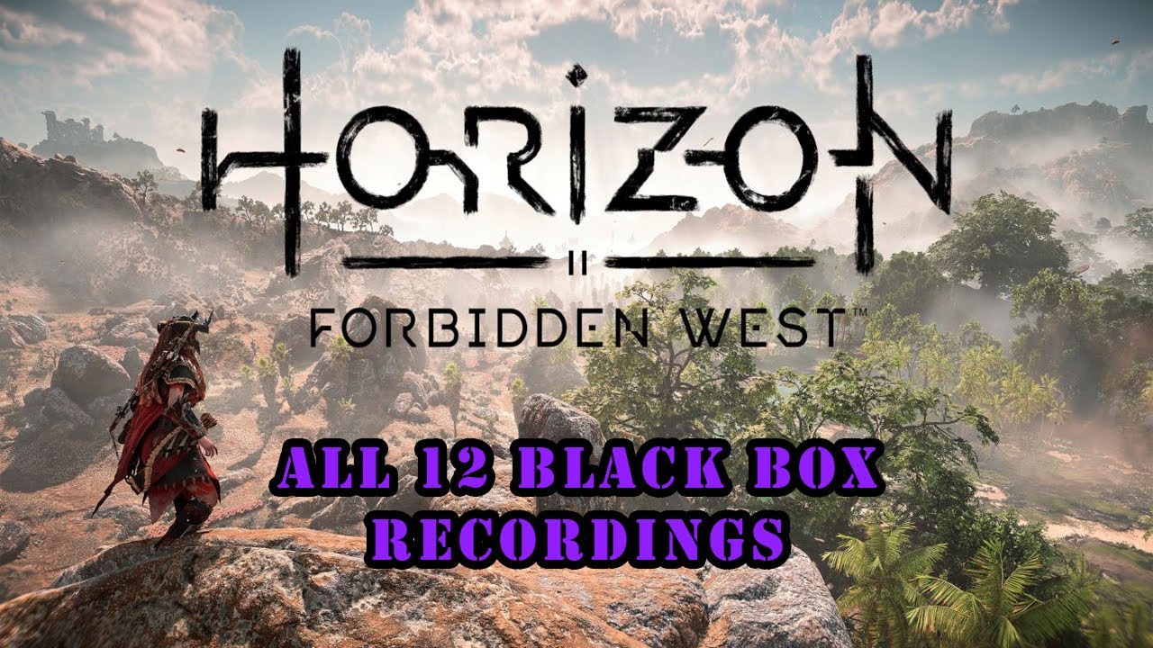 ALL 12 BLACK BOXES RECORDINGS [Horizon Forbidden West]