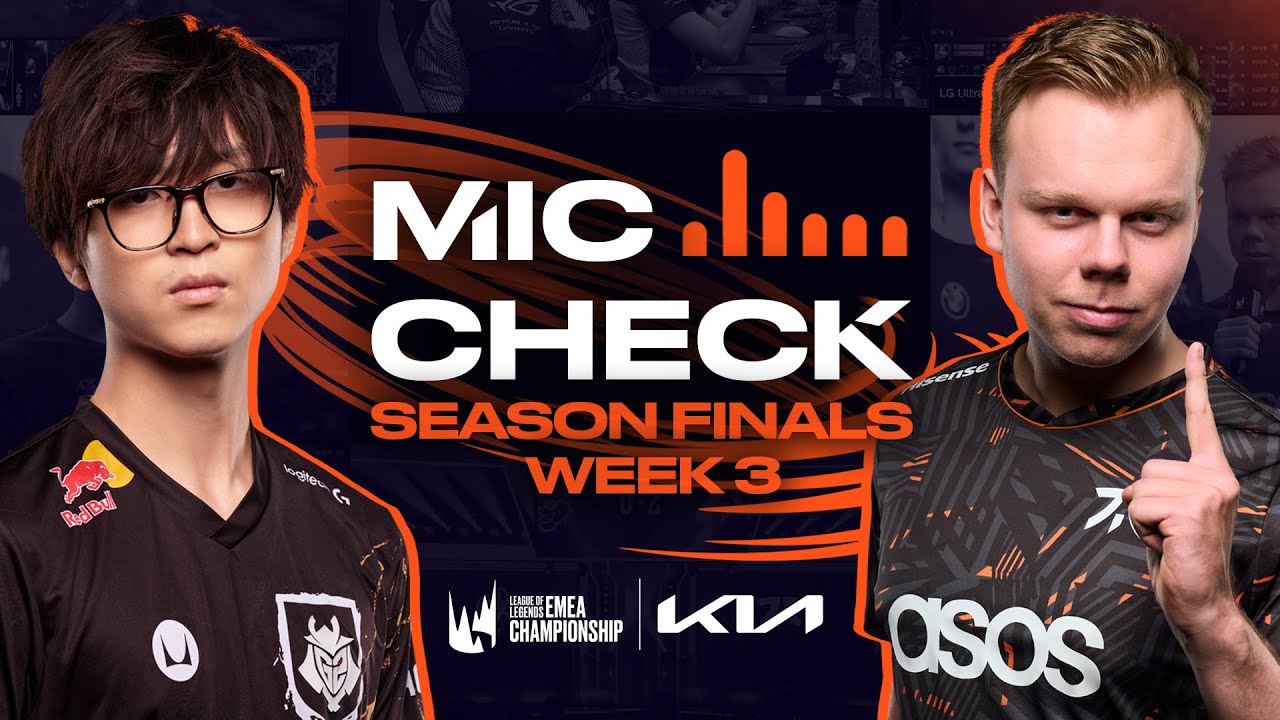 Everything on the line! | Kia Mic Check | 2023 LEC Season Finals Week 3