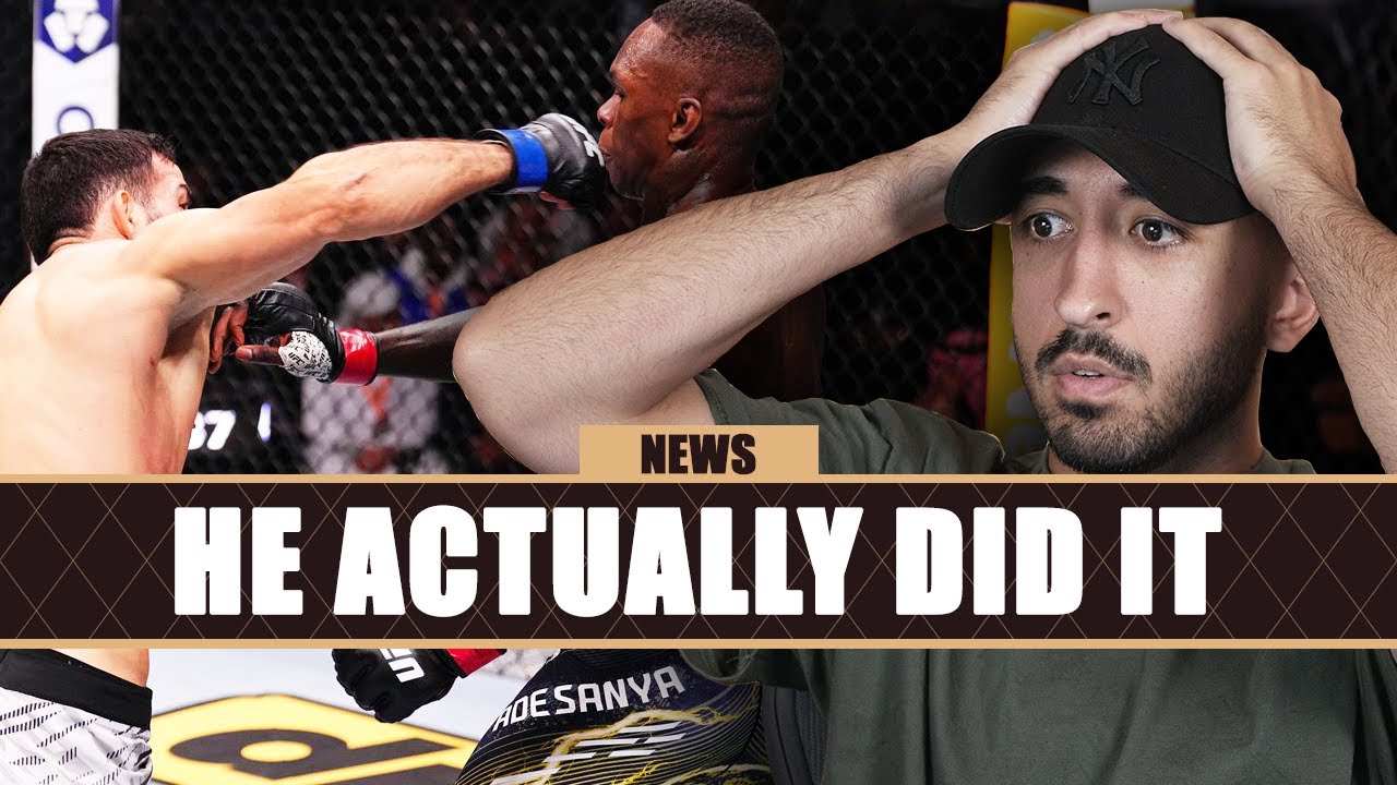 Oh. My. God. My REACTION To Israel Adesanya vs Nassourdine Imavov | MMArcade News