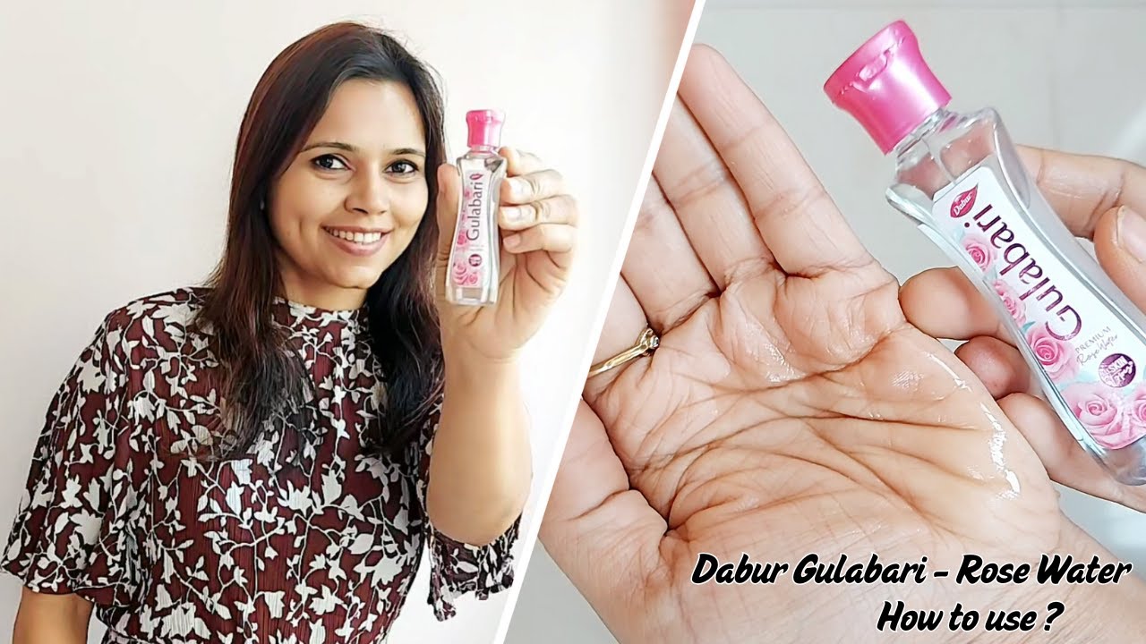 Dabur Gulabari Premium Rose Water/Face Toner Review| How to use Dabur Gulabari  Rose Water