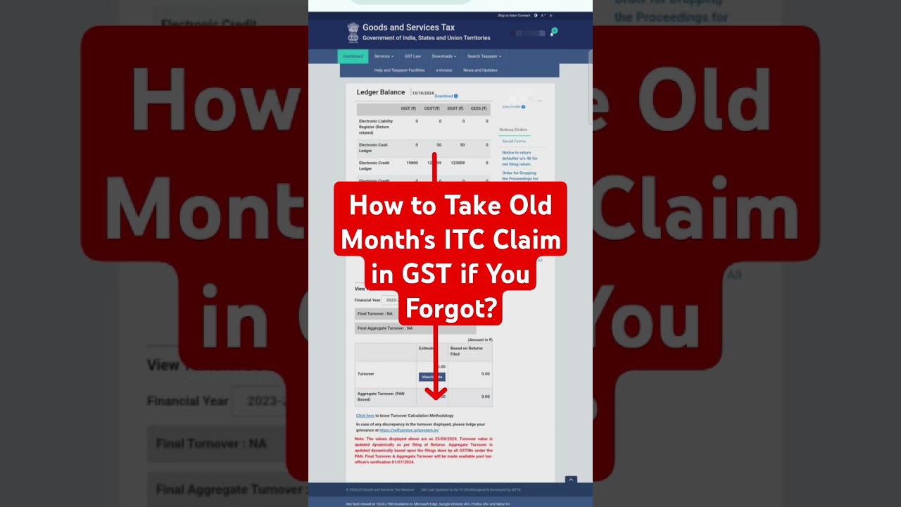How to Take The Old Month's ITC Claim If You Forgot | ITC Claim in GSTR-3B | ITC Claim Kaise Kare