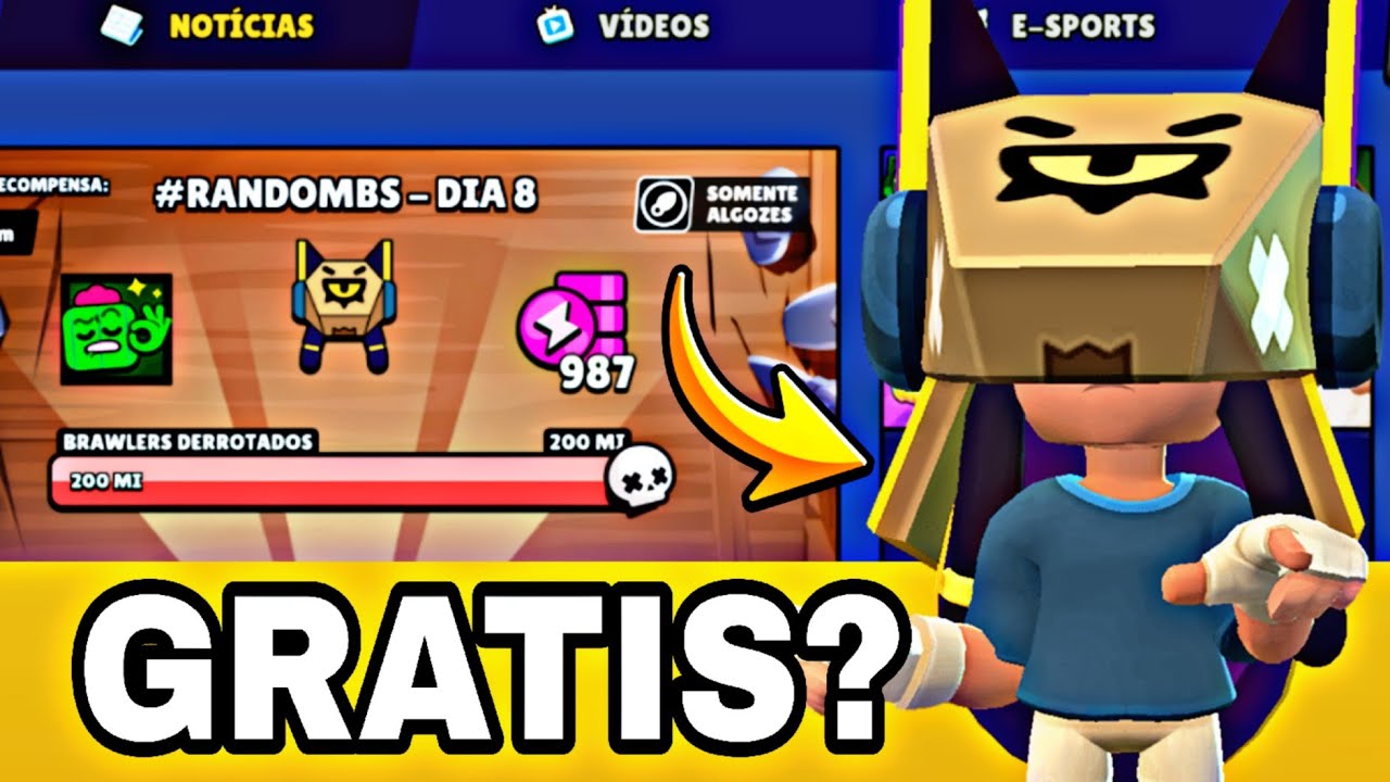 É AMANHÃ! PODEREMOS GANHAR GRATIS UM NOVO BRAWLER NO BRAWL STARS 