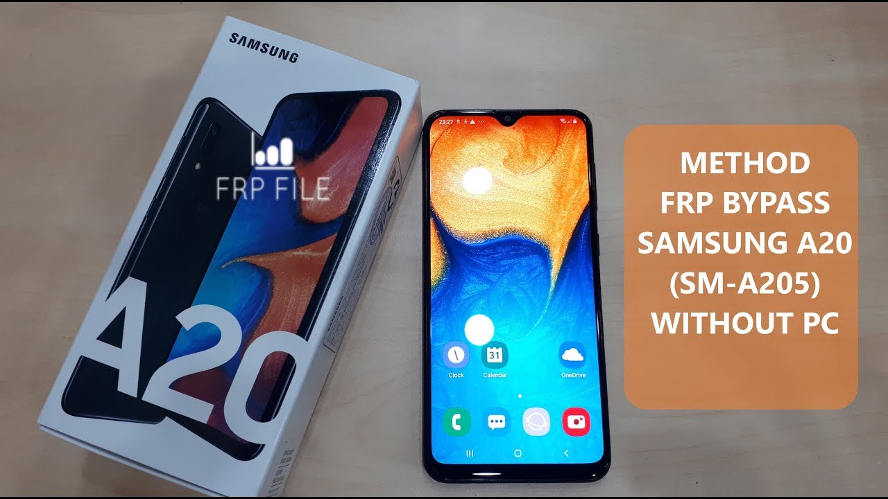 Bypass FRP Google Account Samsung A20 (SM-A205) without PC