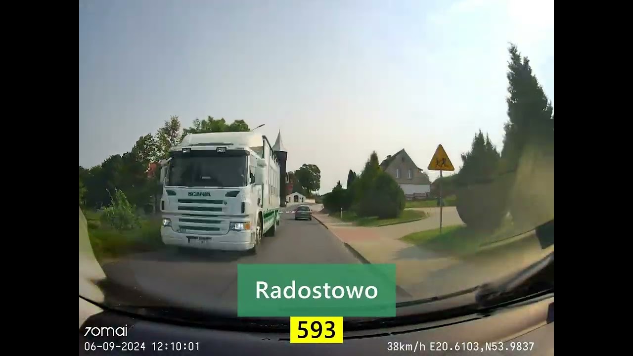🚘 DW593 Dobre Miasto - Jeziorany 🚘