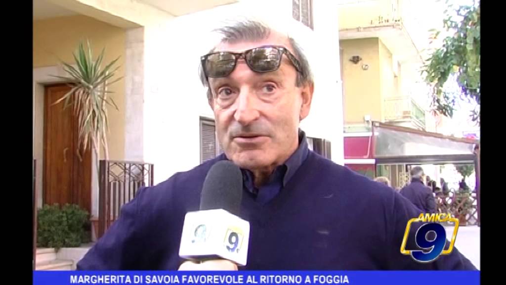 Margherita di Savoia favorevole al ritorno a Foggia