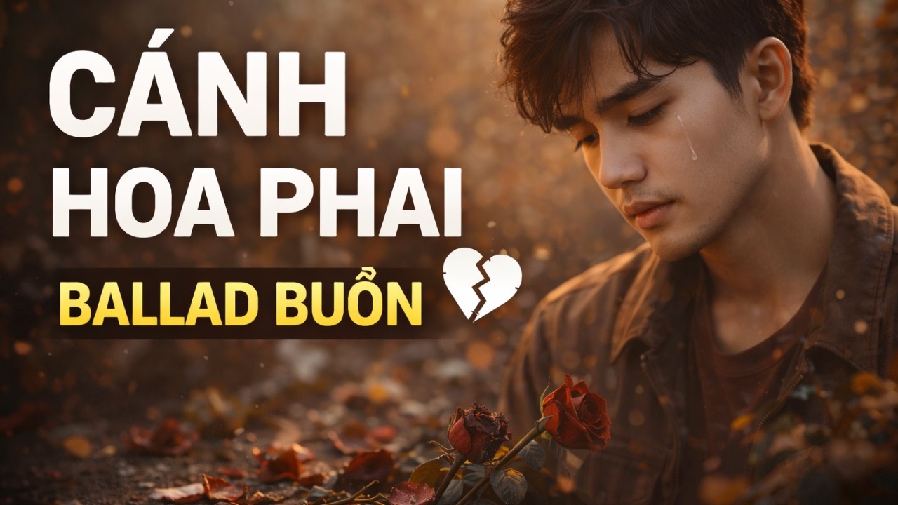 💔 Cánh Hoa Phai – Bản Nhạc Buồn Khiến Triệu Trái Tim Thổn Thức | Ballad Tình Yêu Đẫm Nước Mắt