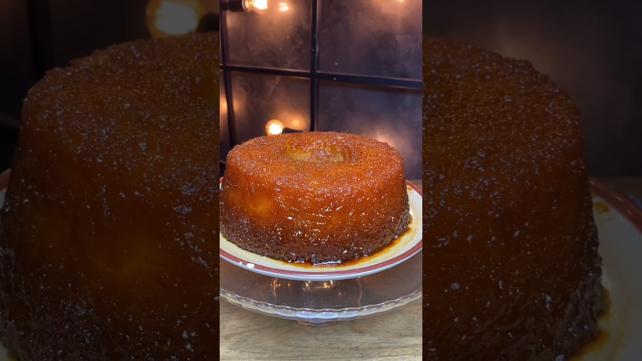 Bolo de macaxeira caramelizado🍰🍯