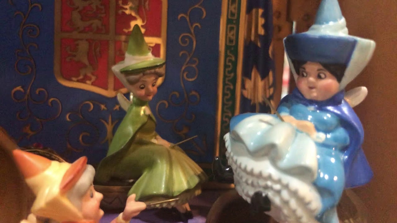 Walt Disney Classics Collection WDCC Clandestine Conclave Sleeping Beauty Fine Art Porcelain Statue