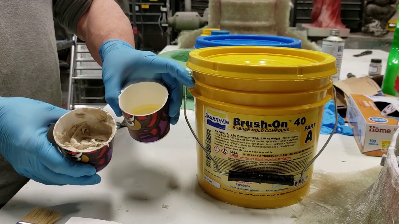 Mold making/ Review brush on 40 from smooth-on.