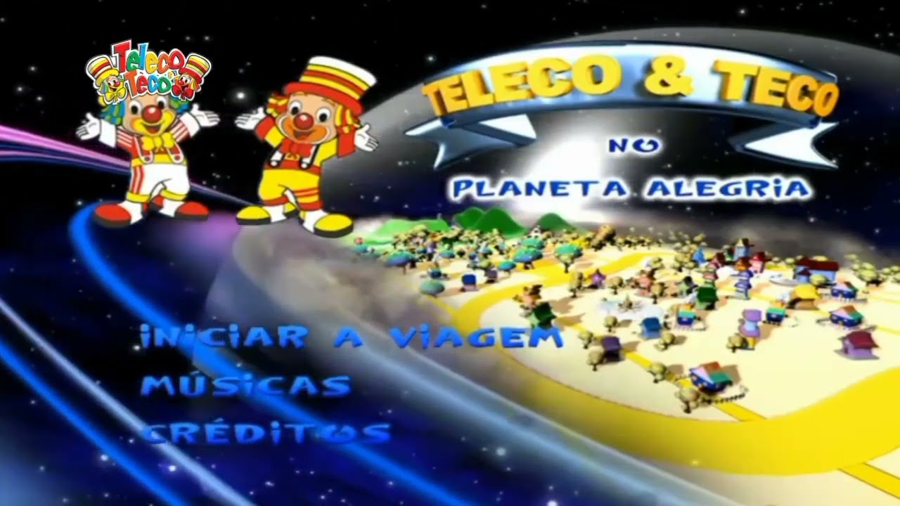 [Menu DVD + Créditos + Abertura] Teleco & Teco No Planeta Alegria