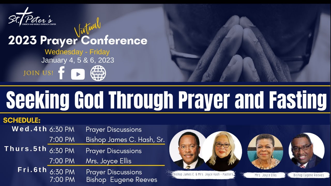 #SPWOC #PrayerConf2023 1-4-23 Dr JC Hash Sr Speaker