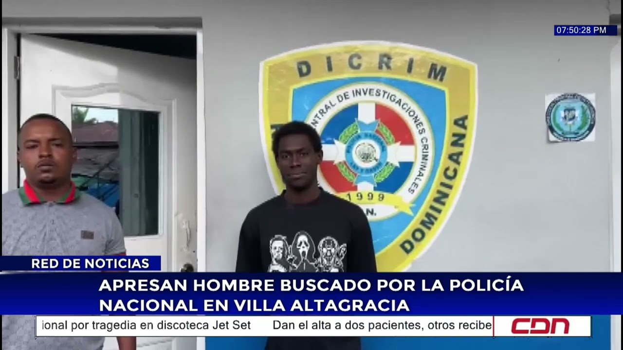Apresan hombre buscado por la Policía Nacional en Villa Altagracia