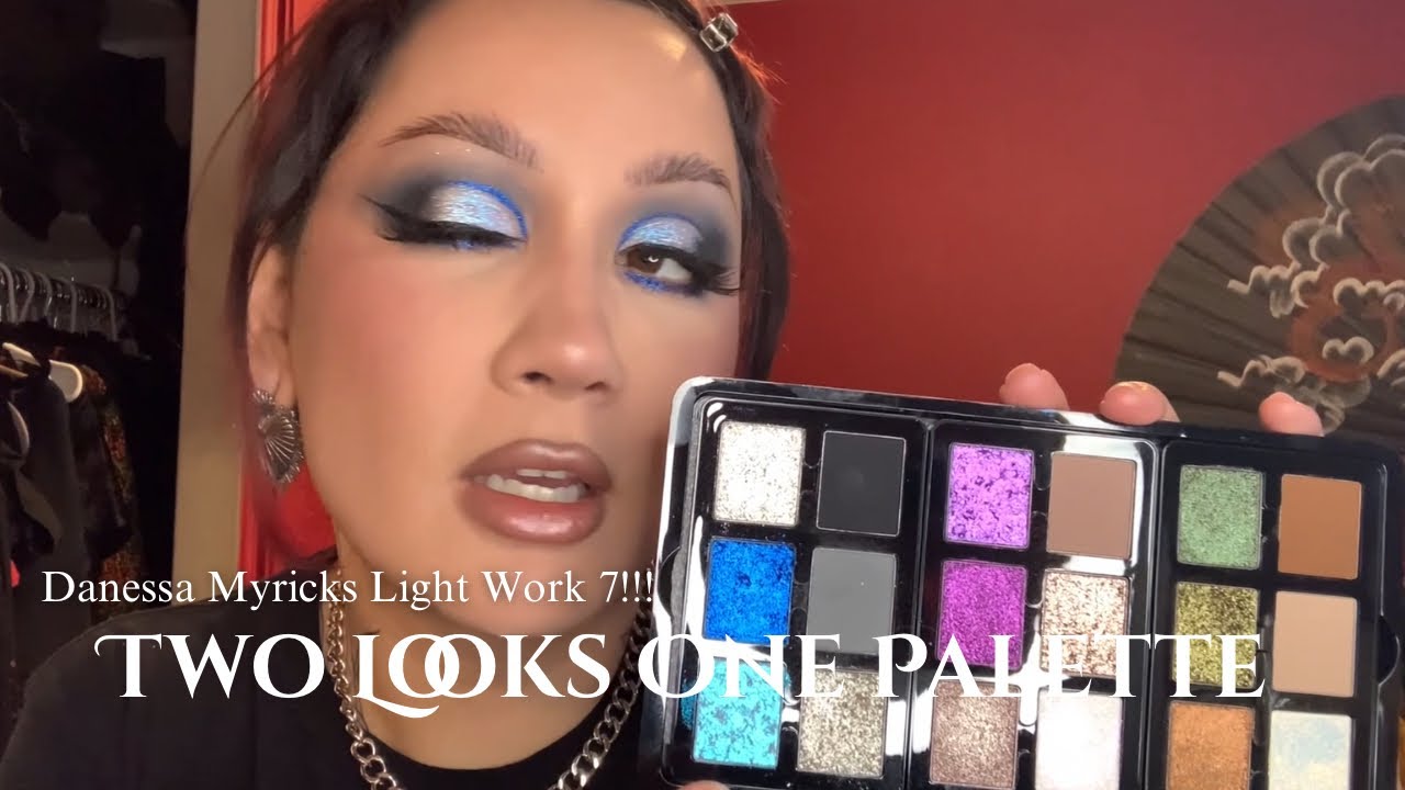 Two Looks One Palette!!! New Danessa Myricks LightWork 7!!! Is It worth it???