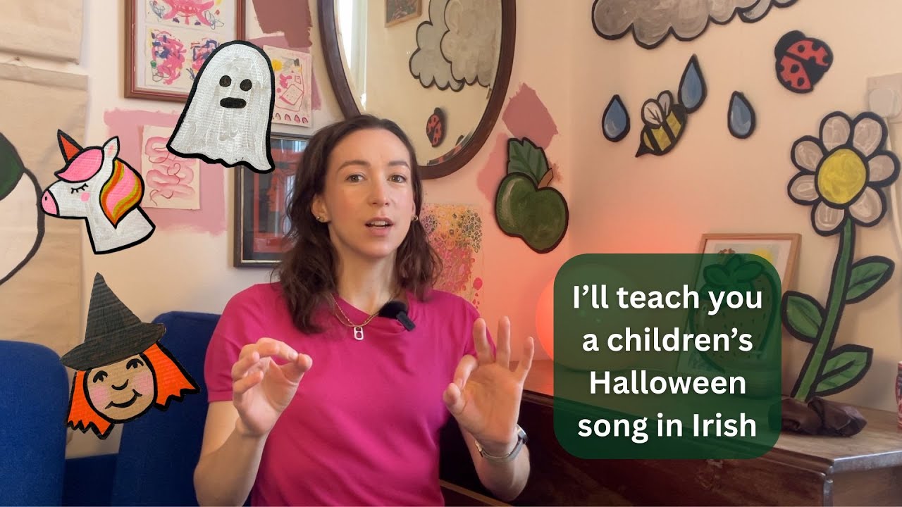 Teaching you a simple, children's Halloween song