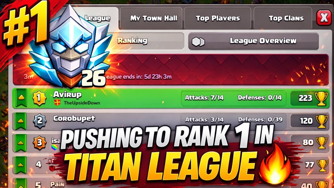 Pushing to Rank 1 with Electro Dragons ⚡🔥 | Clash of Clans | #1